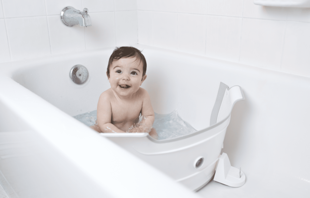how to manage bath time with twins