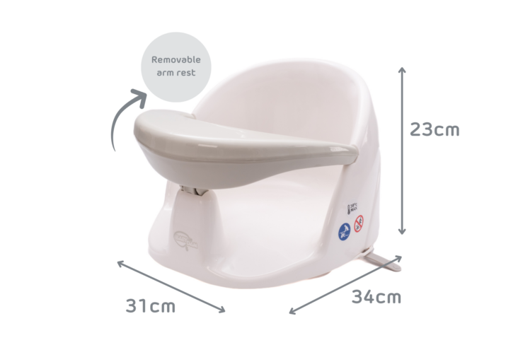 Orbital Rotating Baby Bath Seat measurements