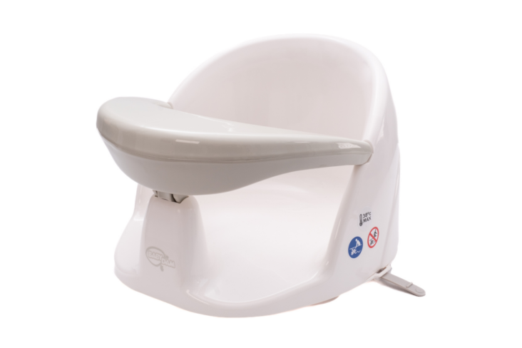 Orbital Rotating Baby Bath Seat grey