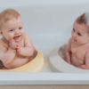 two Orbital Rotating Baby Bath Seats