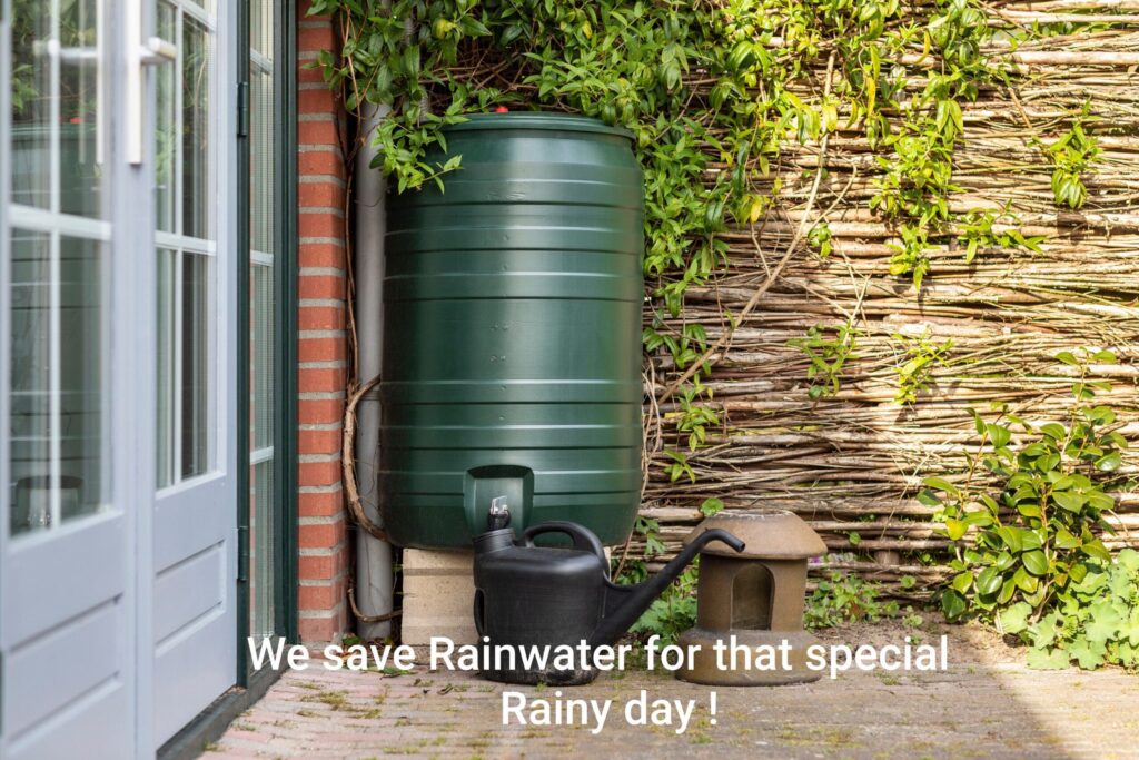saving rain water