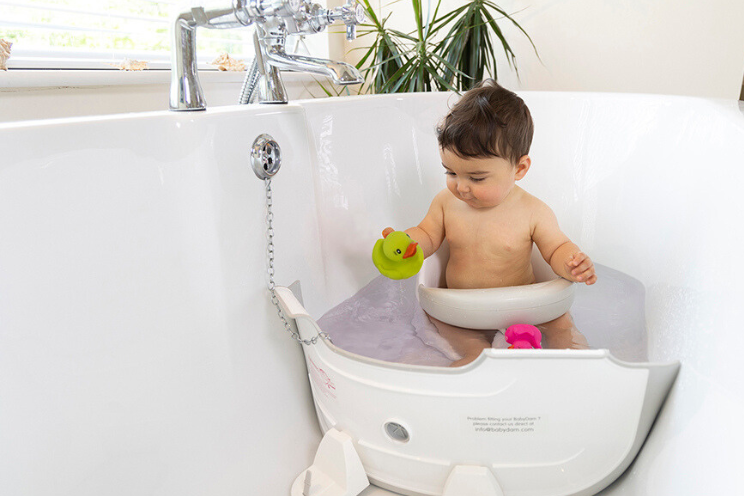Baby bath time