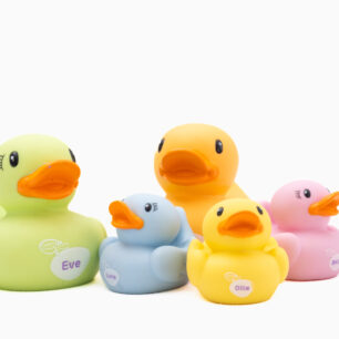 Family of Bath Toy Ducks