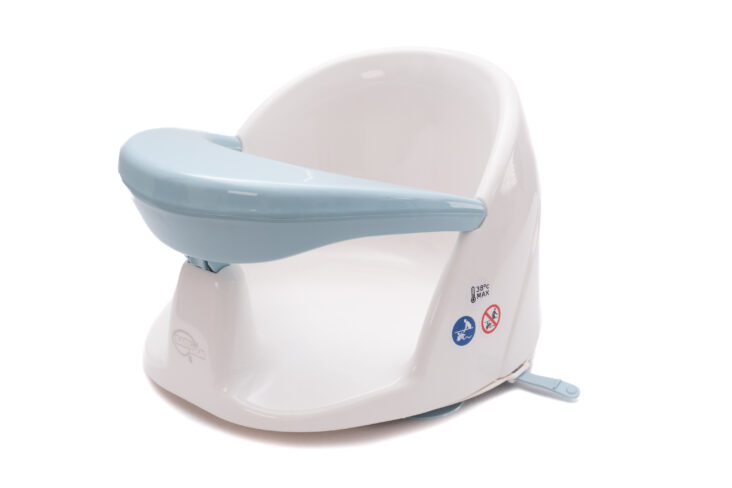 Blue Orbital Rotating Baby Bath Seat