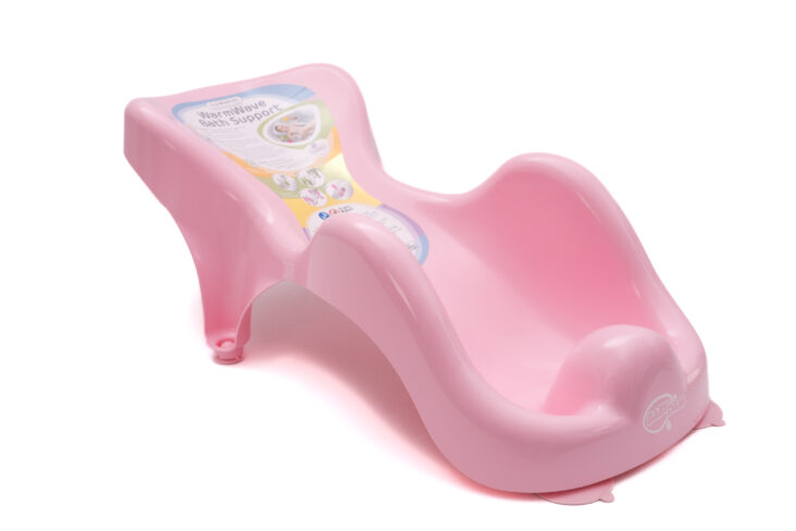 Pink WarmWave Baby Bath Support