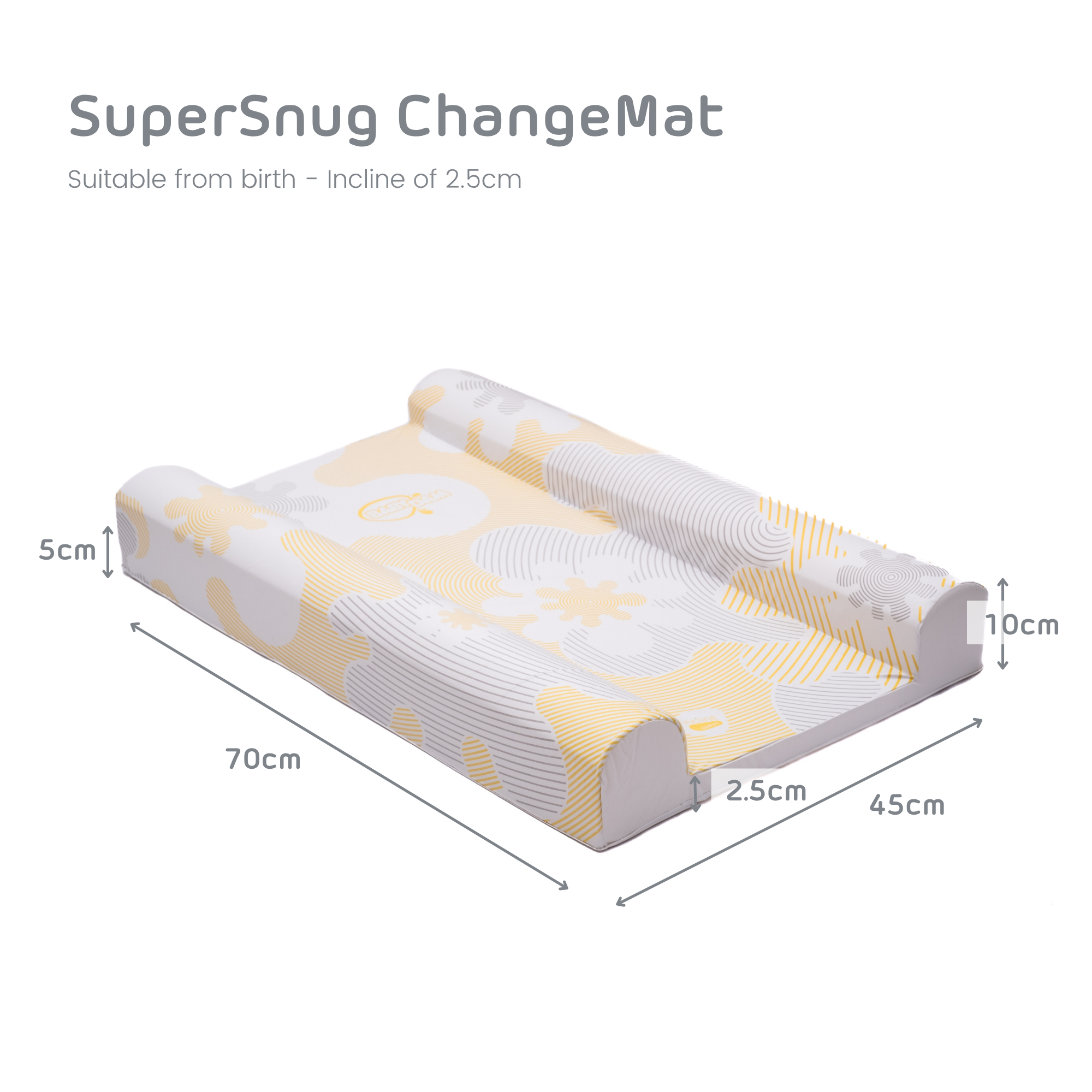lemon changing mat