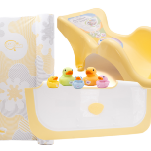 Lemon baby bath and changing bundle