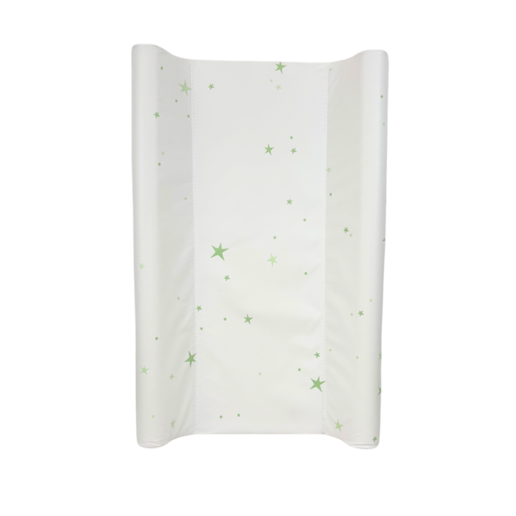 Green star baby changing mat